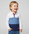 Polera bebé con cuello polo