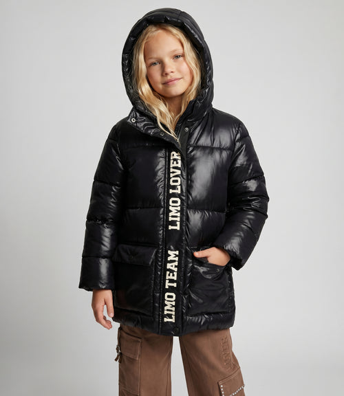 Parka niña engomada