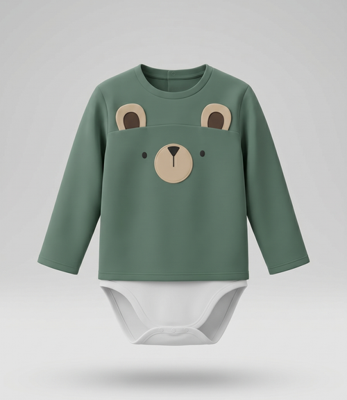 Body bebé niño con polera