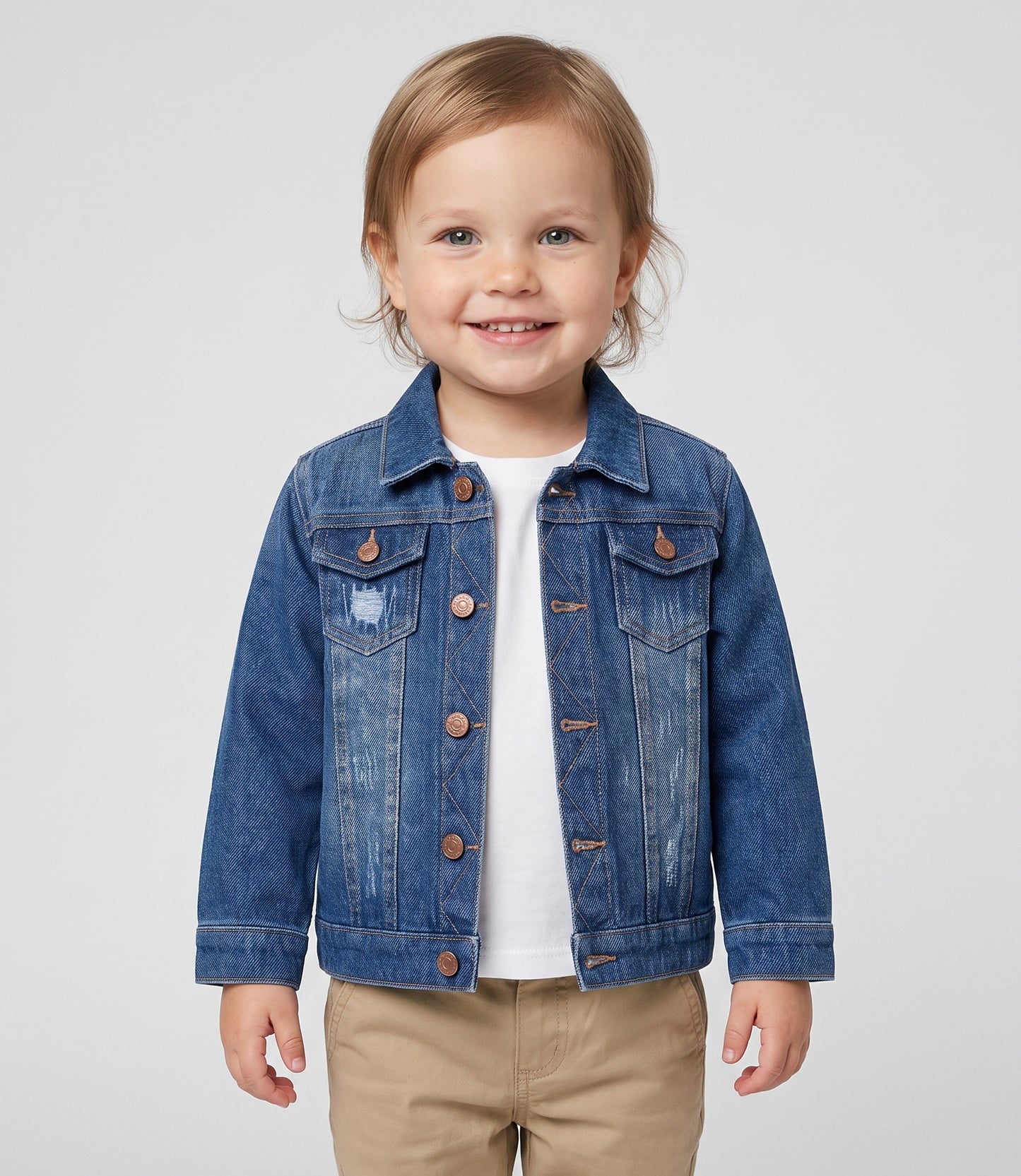 Chaqueta bebé de denim
