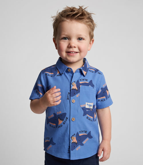 Camisa bebé niño con tiburones