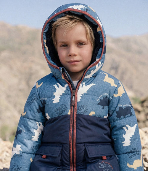 Parka niño repelente al agua