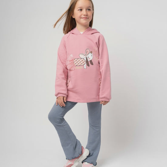 Conjunto niña con perro