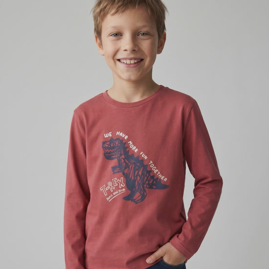 Polera niño t-rex
