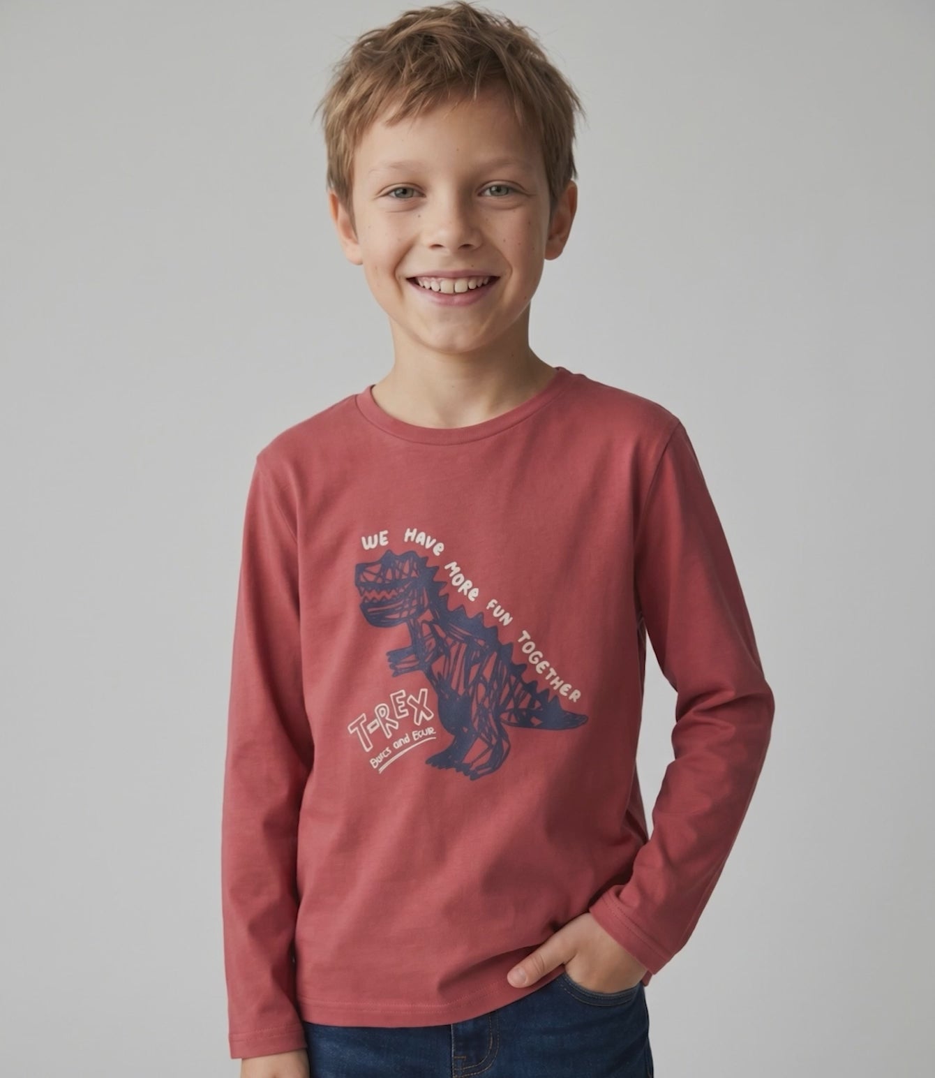 Polera niño t-rex
