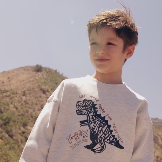 Polerón niño t-rex