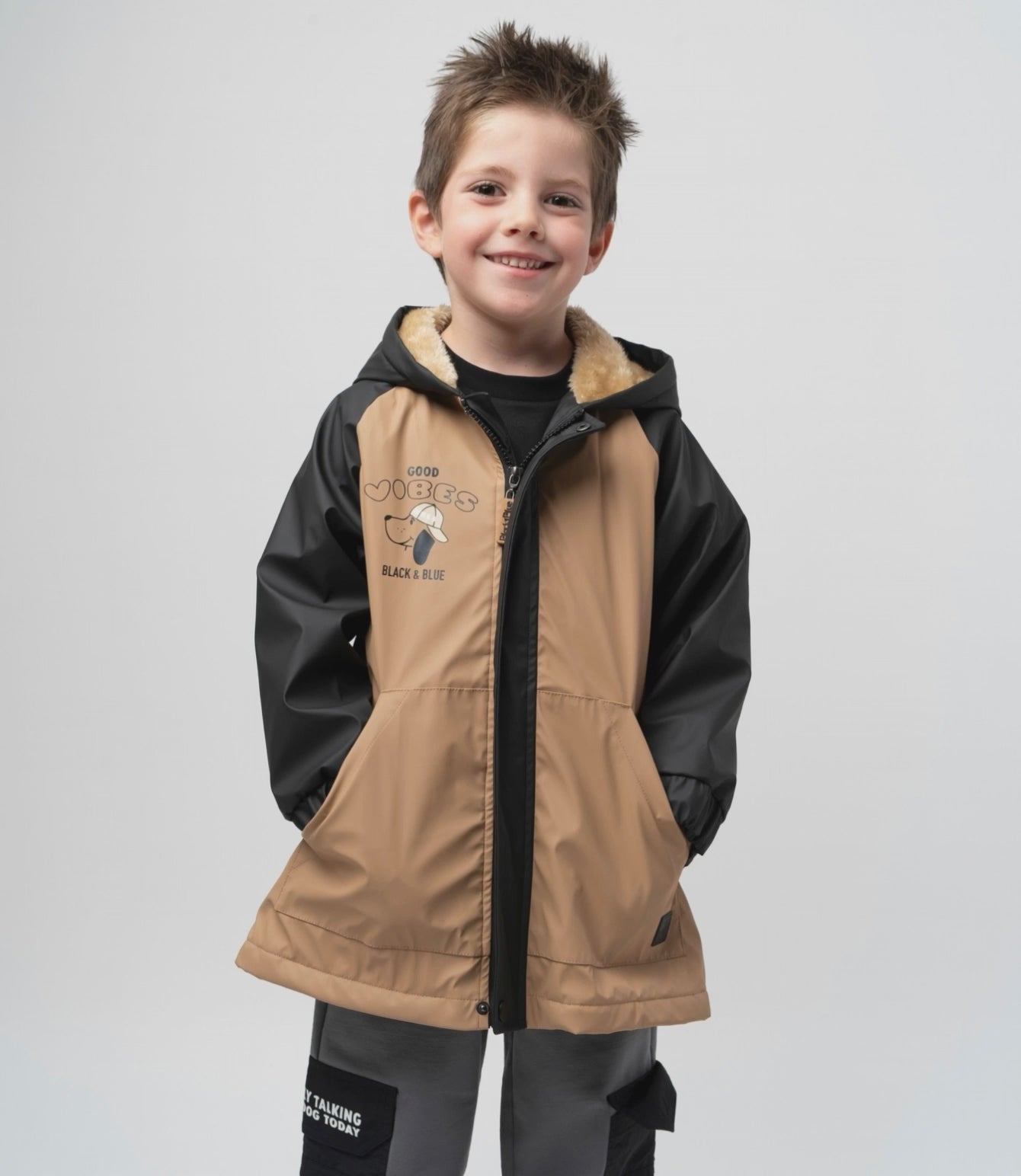 Chaqueta niño engomada