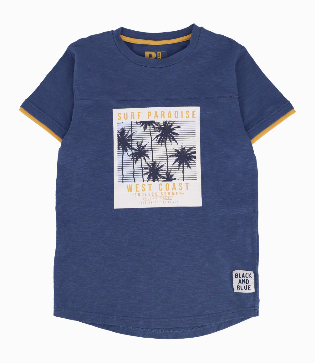 Polera Con Estampado Niño