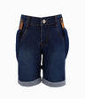Bermuda Con Suspensores Niño Denim Azul