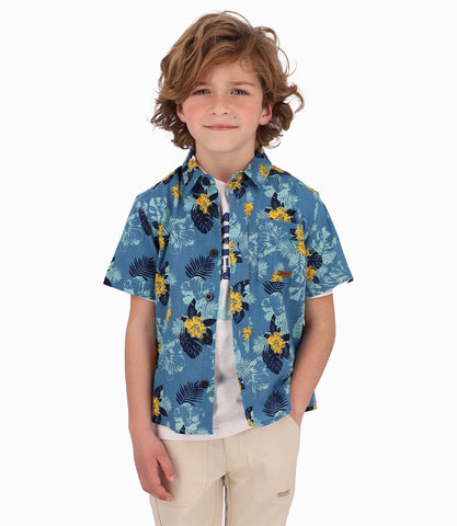 Camisa discount floreada niño