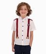 Camisa Niño Vaquero Black and Blue Blanco
