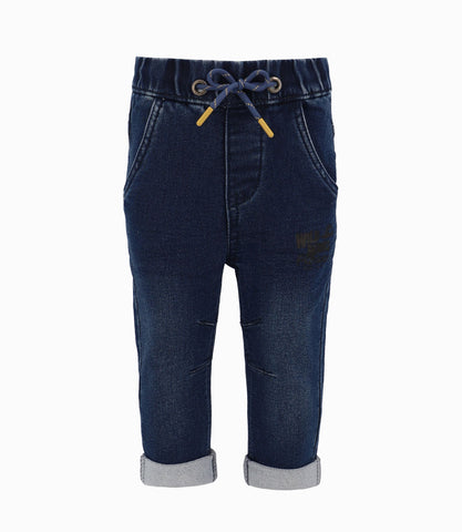 Jeans Con Cintura Elástica Bebé Niño Denim