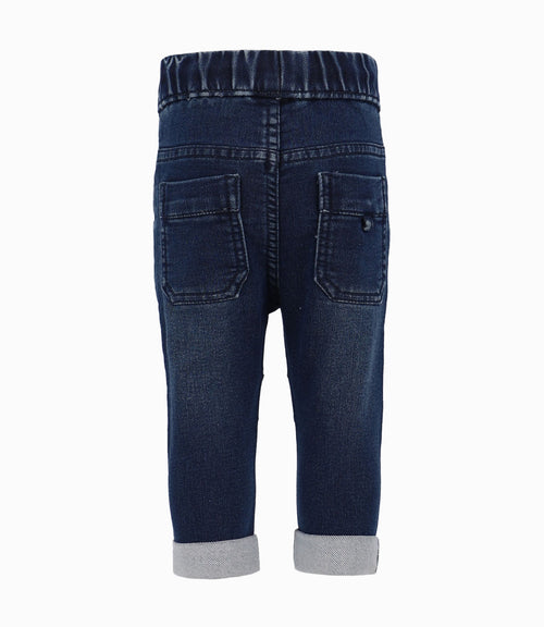 Jeans Con Cintura Elástica Bebé Niño Denim