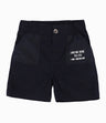Bermuda Bebé Con bolsillos de parche Black and Blue Azul Marino