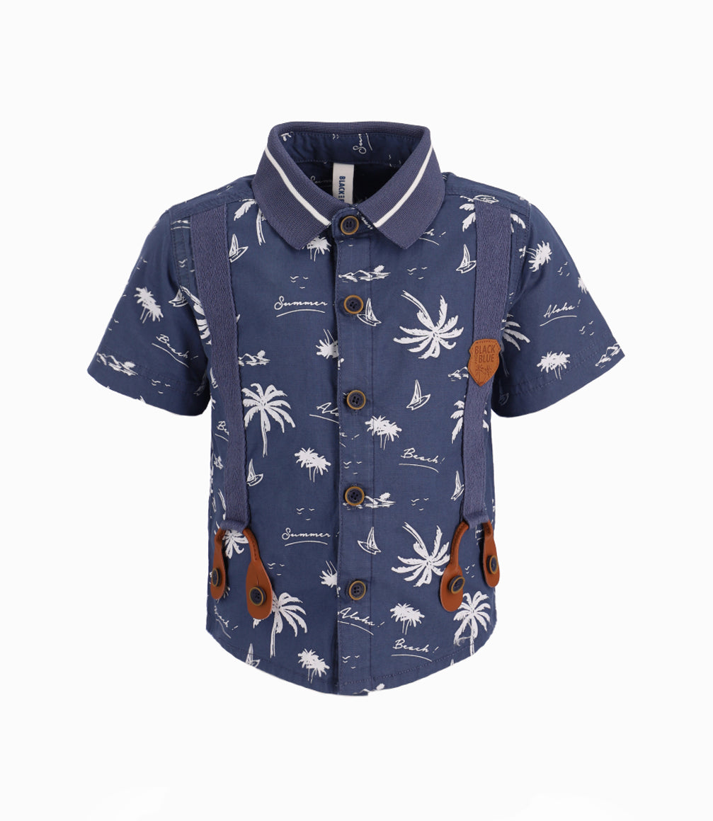 Camisa Con Suspensores Bebé
