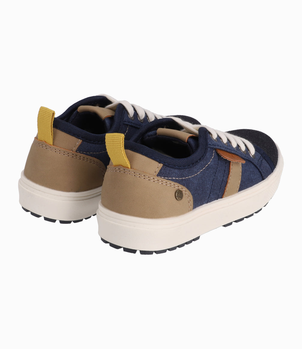 Zapato Urbano Niño Azul Marino Black and Blue