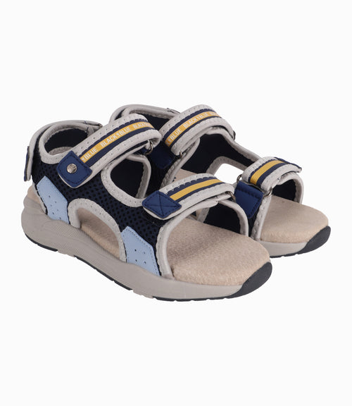 Sandalia Chunky Niño Azul Black and Blue
