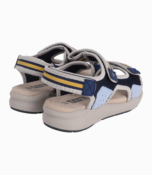 Sandalia Chunky Niño Azul Black and Blue