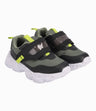 Zapatilla Con Acabado Granito Niño Verde Militar Black and Blue