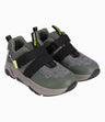 Zapatilla Con Estampado De Camuflaje Niño Verde Militar Black and Blue