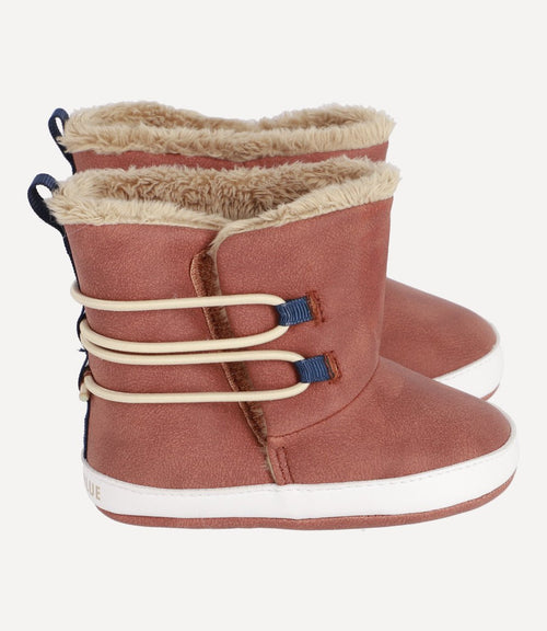 Bota Winter Season Recién Nacido Chocolate Black and Blue