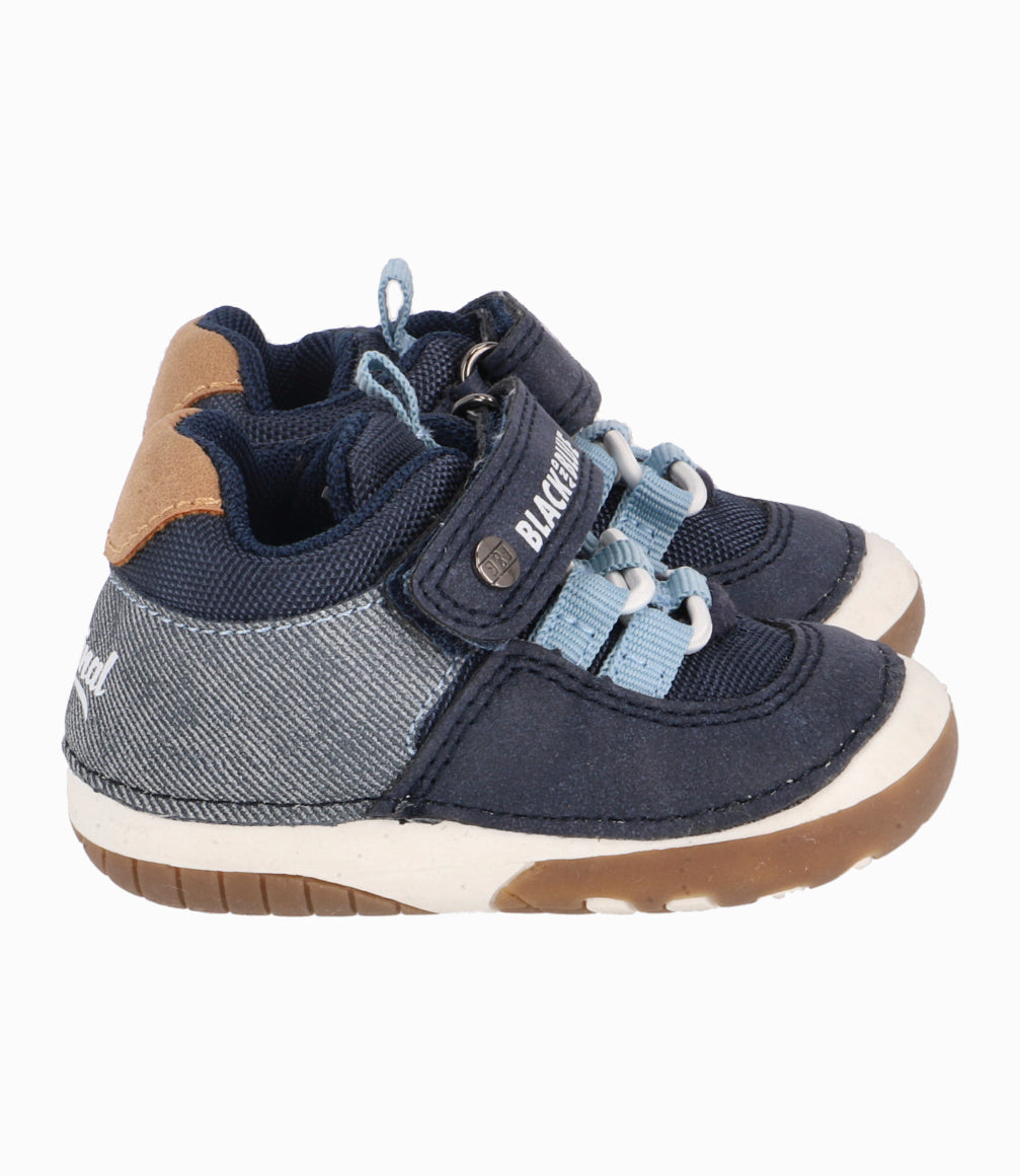 Zapatilla Con Detalles Menta Gateador Denim