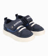 Zapatilla Con Suela Plana Bebé Niño Azul Marino Black and Blue