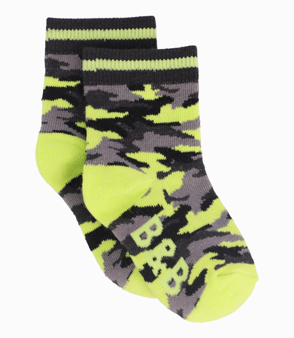 Calcetín Largo Con Estampado Militar Niño