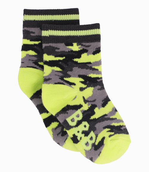 Calcetín Largo Con Estampado Militar Niño