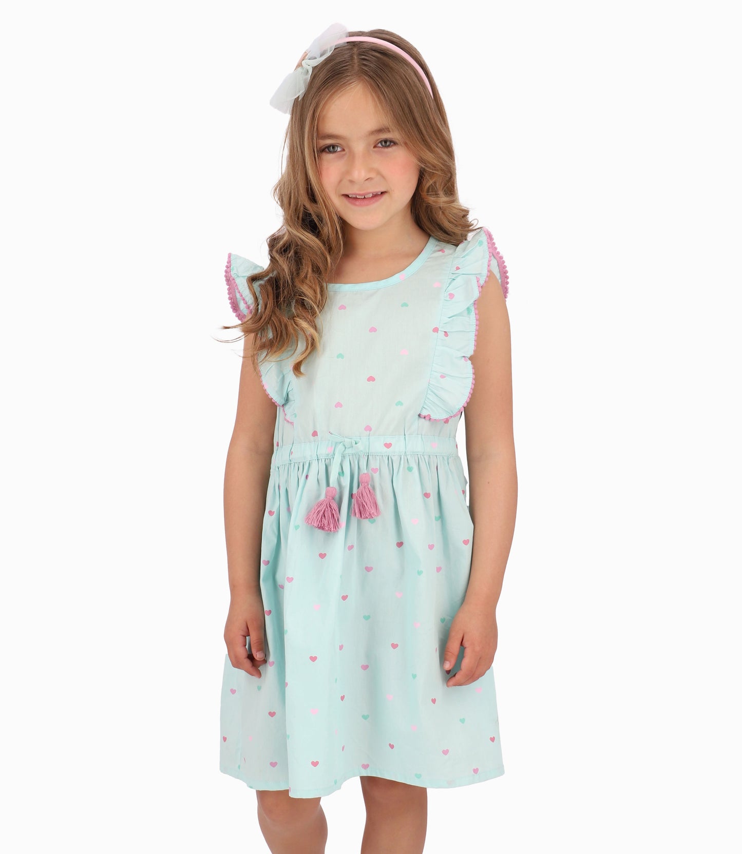 Vestido Popelín Niña Menta