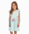 Vestido Popelín Niña Menta