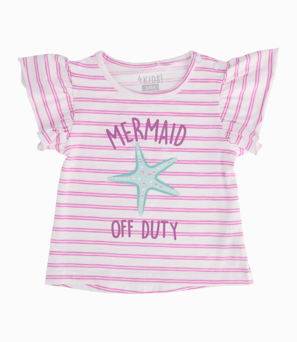 Polera Estrella de Mar Bebé Niña Violeta