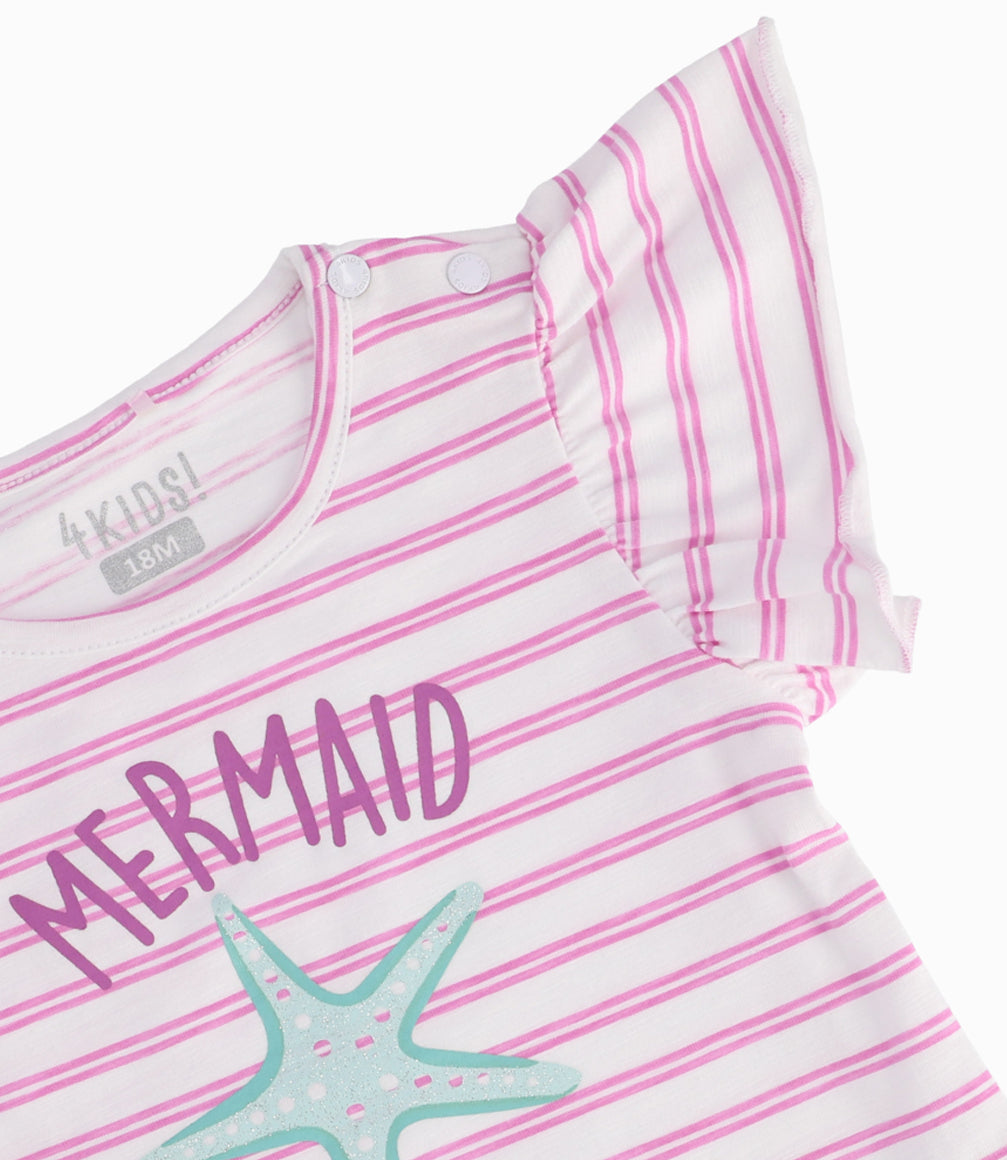 Polera Estrella de Mar Bebé Niña Violeta