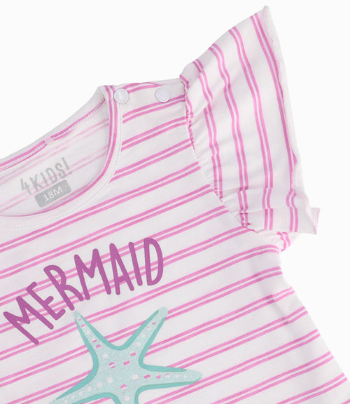 Polera Estrella de Mar Bebé Niña Violeta