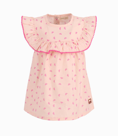 Vestido Bebé Niña Con Sandías 4 Kids Rosado