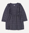 Vestido Shoulder Detail Bebé Azul 4 Kids