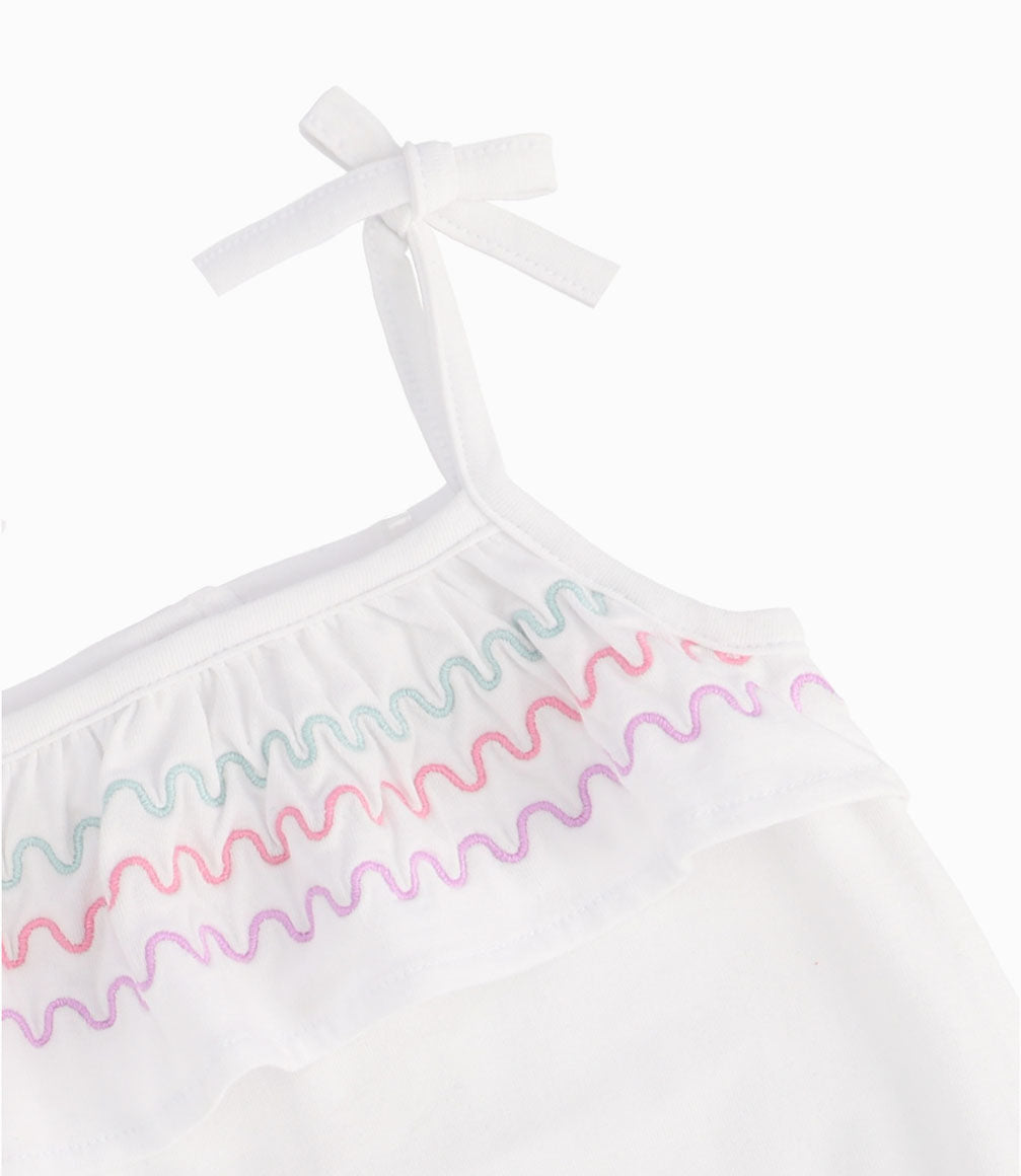 Body A Rayas Recién Nacida Blanco