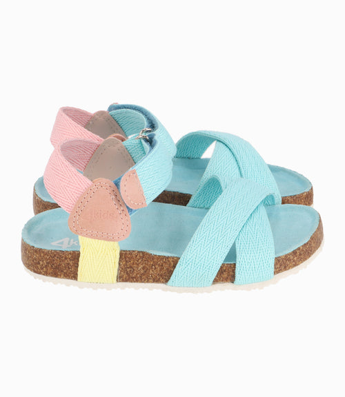 Sandalia Tricolor Niña Varios 4 Kids