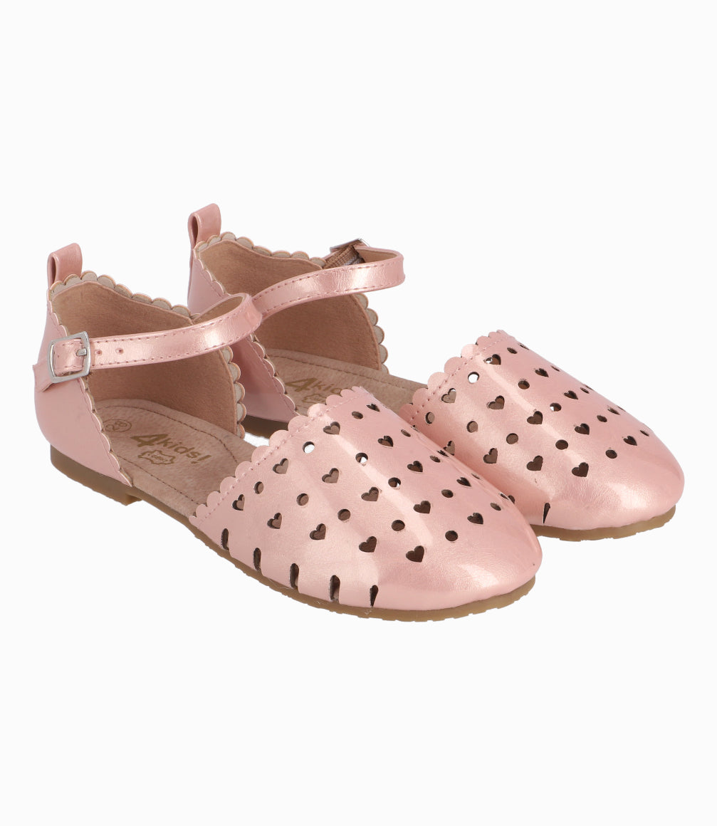 Bailarina Con Corazones Niña Rosado