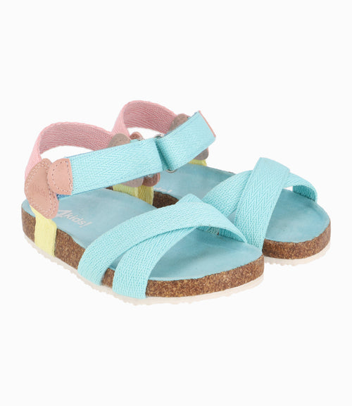 Sandalia Tricolor Bebé Niña Varios 4 Kids