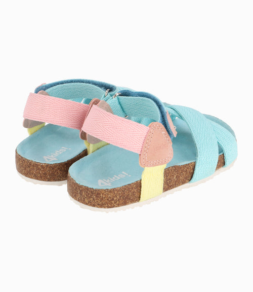 Sandalia Tricolor Bebé Niña Varios 4 Kids