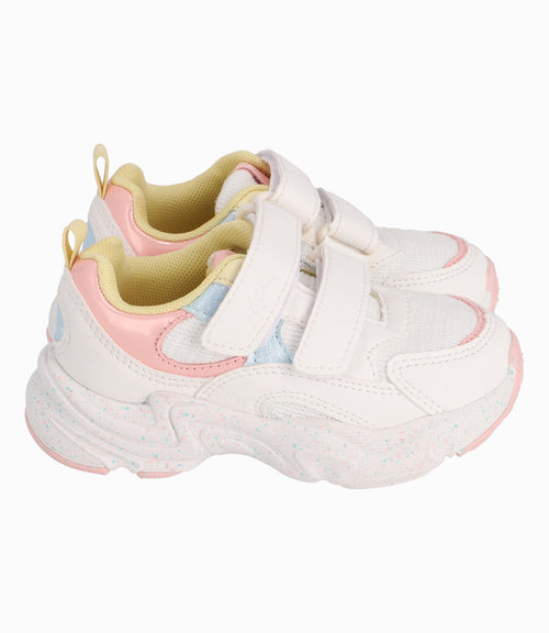 Zapatilla Con Colores Pasteles Bebé Niña Blanco 4 Kids