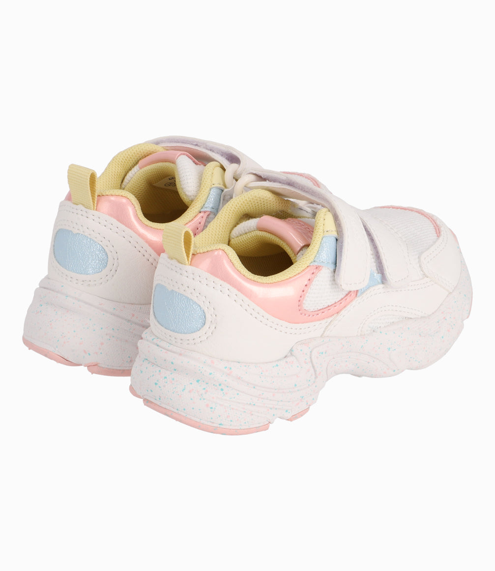 Zapatilla Con Colores Pasteles Bebé Niña Blanco 4 Kids