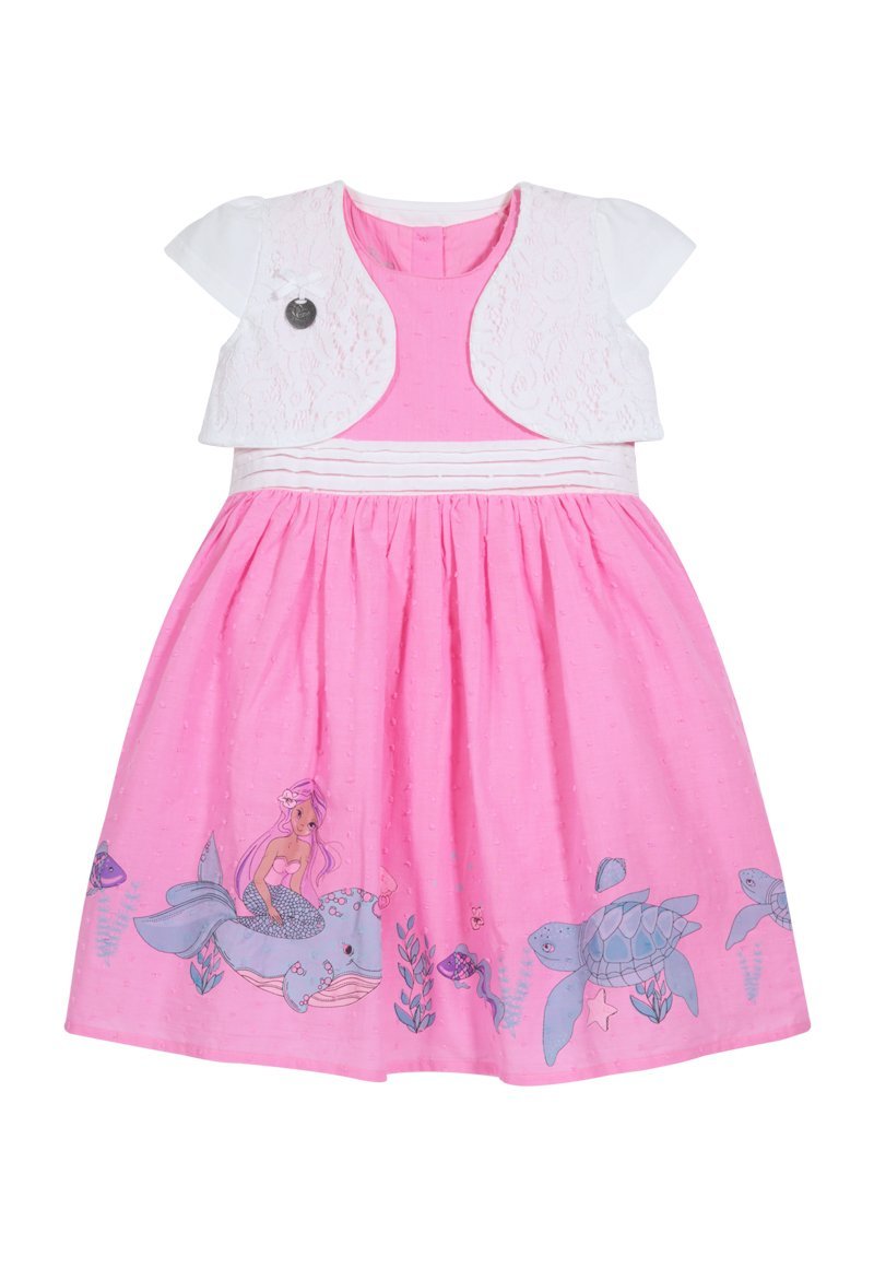 Vestido Maida Niña Palo Rosa Limonada