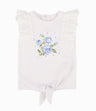 Polera Popelín Bebé Niña Blanco