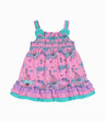 Vestido Pucará Jr Bebé Palo Rosa Limonada