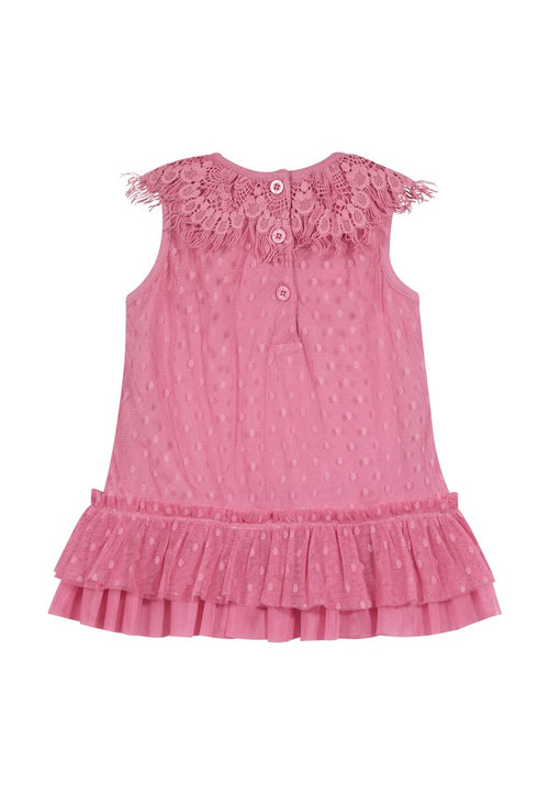 Vestido Genova Bebé Rosado Limonada