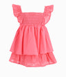 Vestido Con Capas Bebé Niña Coral Limonada