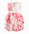 Vestido Bebé Con Lentejuelas Y Vuelos Limonada Rojo