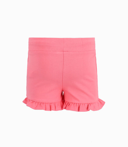 Short Con Volantes Bebé Niña Coral Limonada